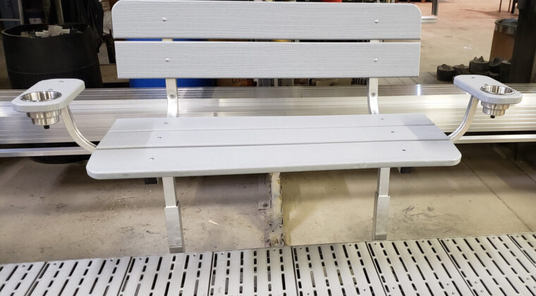 DockRite Bench with Armrests