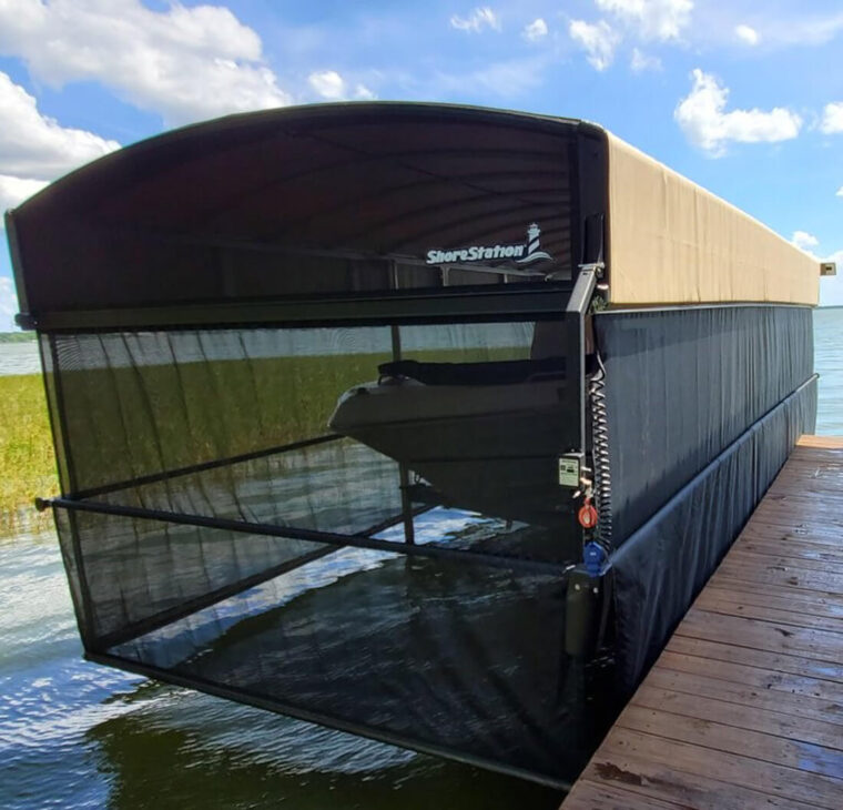 Revolution Canopy with ShoreScreen Down